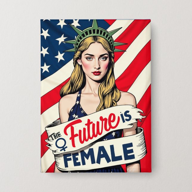 Badge L'avenir est féminin (Recto)