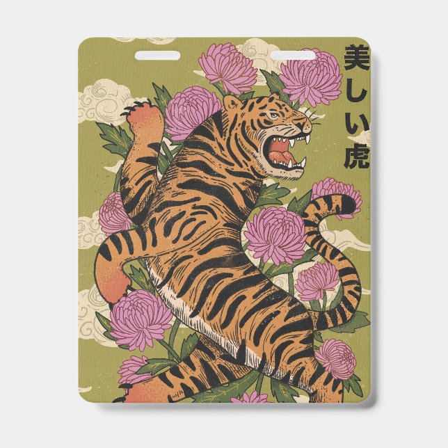 Badge Le beau tigre (Avant)