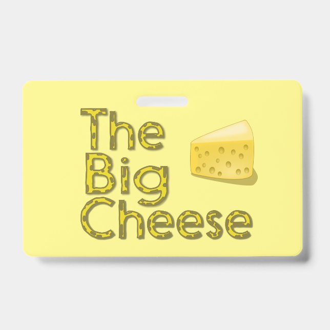 Badge Le Big Cheese Wedge de Swiss (Avant)
