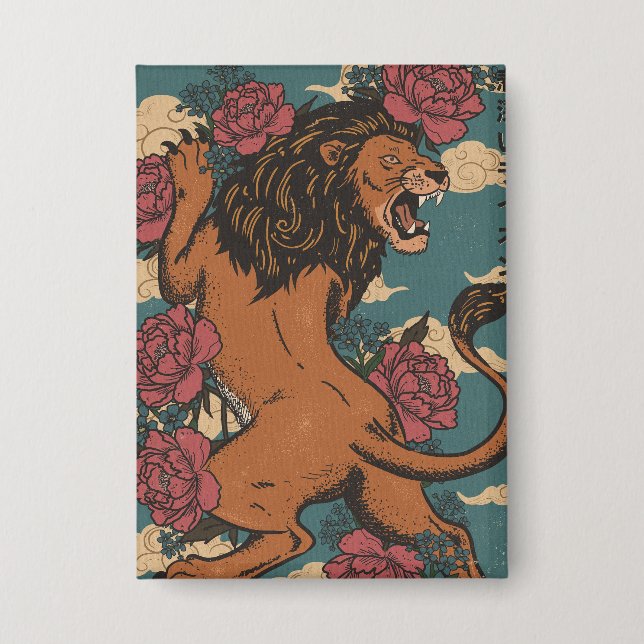 Badge Le Lion Gracieux (Recto)
