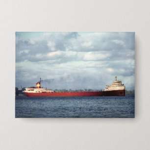 Badge Le navire vintage Edmund Fitzgerald des Grands Lac