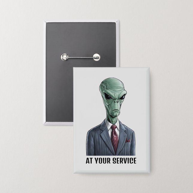 Badge Leader Alien (Recto/Verso)