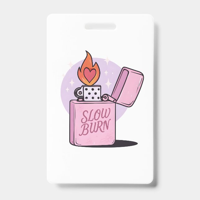 Badge Lecteur de combustion lente (Avant)