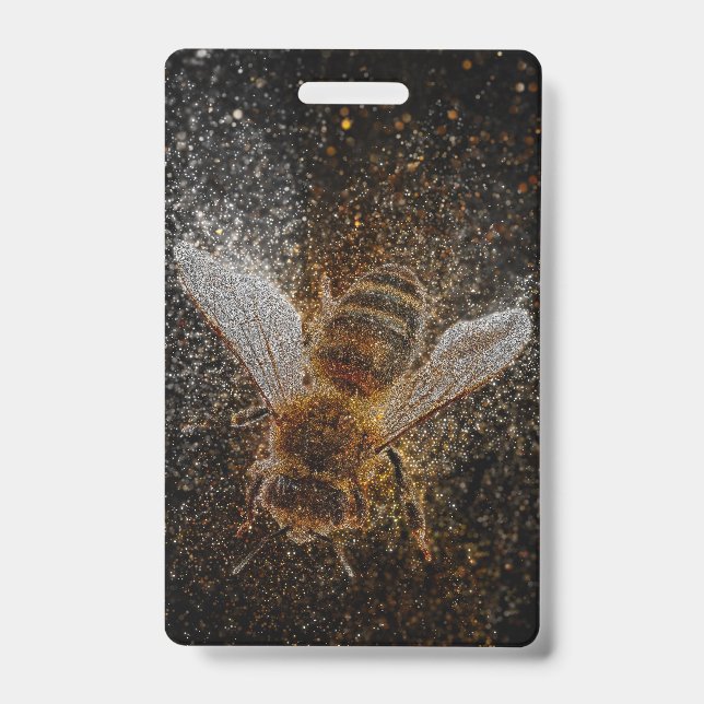 Badge Les abeilles tombées sont magiques (Avant)