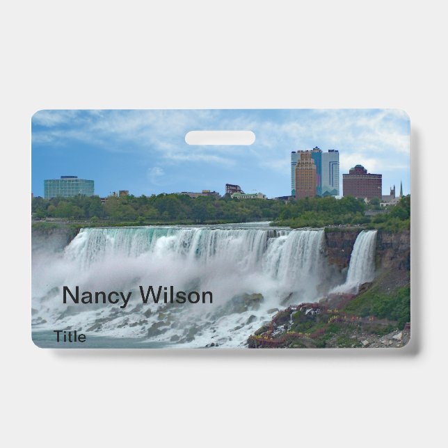Badge Les chutes du Niagara du côté canadien  (Avant)