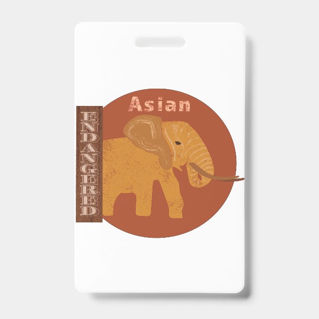 Badge Les éléphants ont besoin de notre aide (Avant)