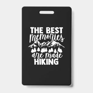 Badge Les meilleurs souvenirs sont faits de randonnée