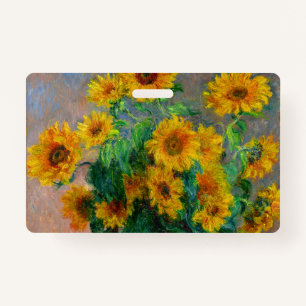 Badge Les tournesols de Monet