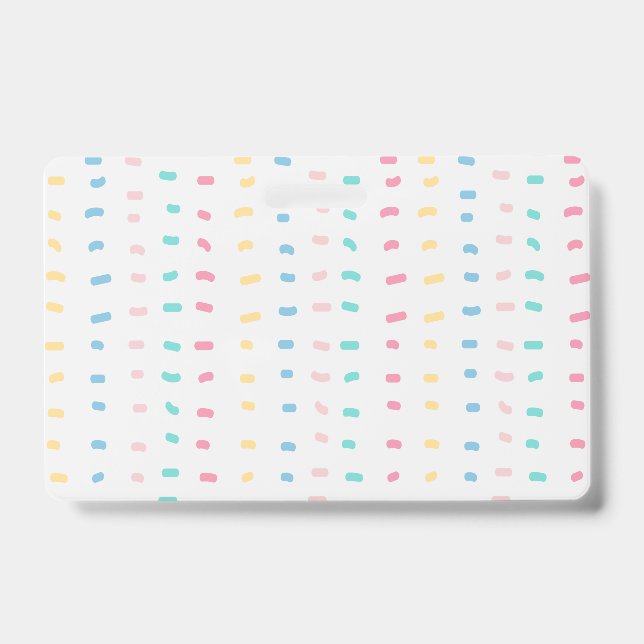 Badge lignes de motif (Avant)