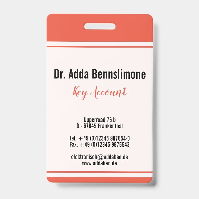 Badge Lignes Série Rouge (Avant)