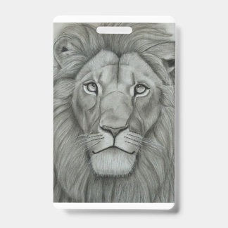 Badge Lion Majestueux