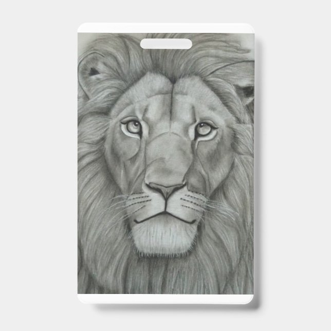 Badge Lion Majestueux (Avant)