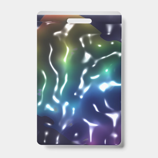 Badge Liquide Acide de Ripple Arc-en-Ciel (Avant)