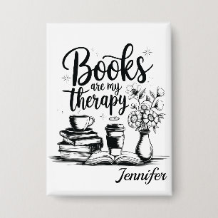 Badge Livres Personnalisés Sont Mes Bookworms de Thérapi