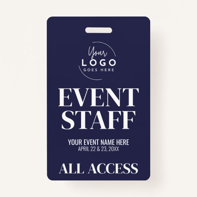 Badge Logo All Access VIP Event Staff (Devant)