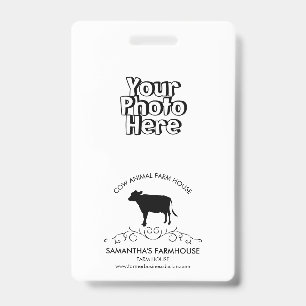 Badge Logo de Ferme de Vaches