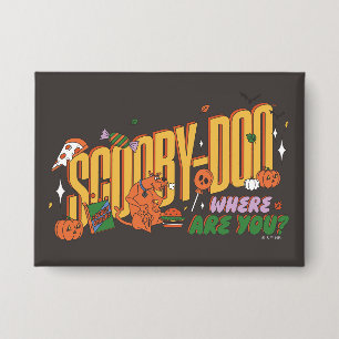 Badge Logo de friandise d'Halloween de Scooby-Doo