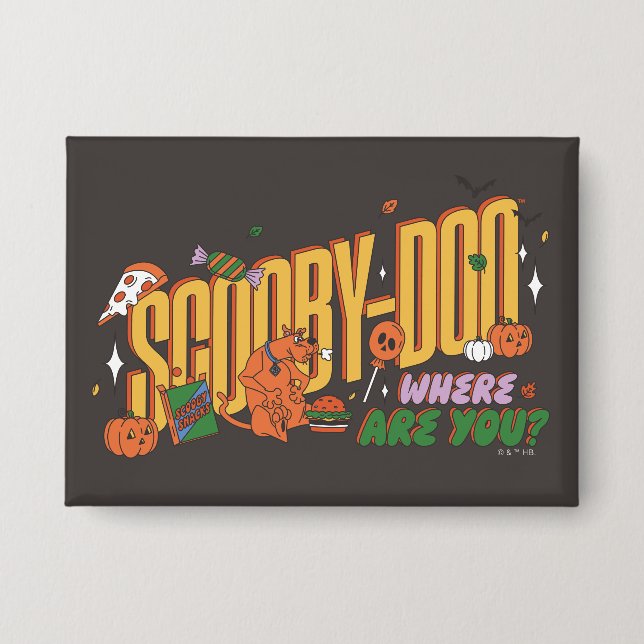 Badge Logo de friandise d'Halloween de Scooby-Doo (Recto)