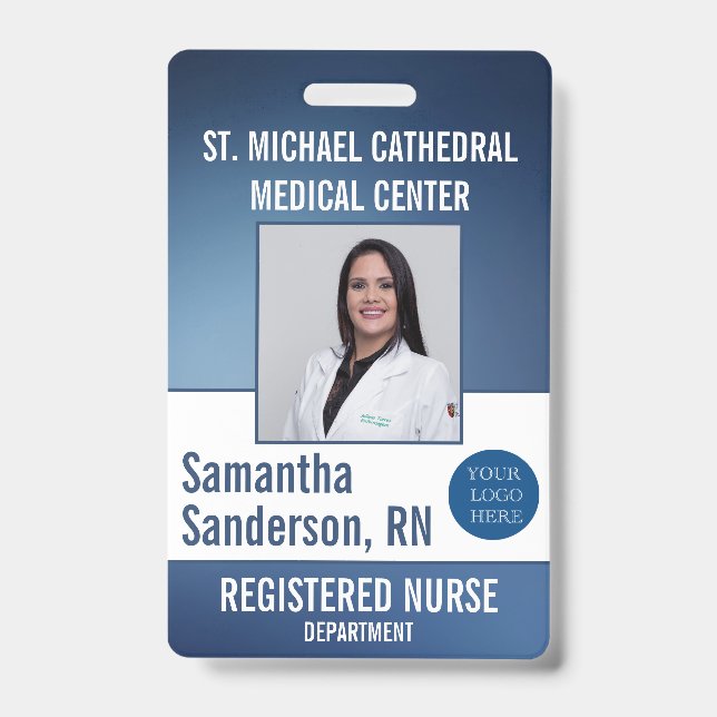 Badge Logo de l'employé de la carte d'identité médicale  (Avant)