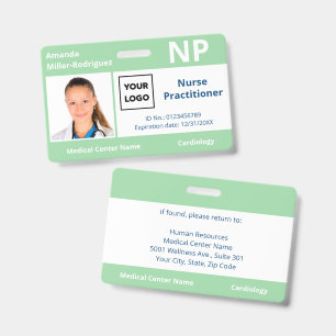 Badge Logo de l'employé de l'Hôpital personnalisé - I