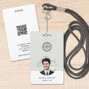 Badge Logo de l'entreprise Photo ID Société