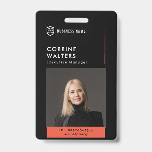 Badge Logo de l'ID entreprise Insigne minimaliste phot