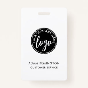 Badge Logo de l'ID entreprise Personnel personnalisé mod