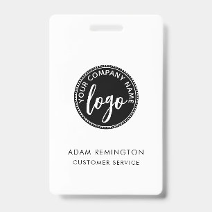 Badge Logo de l'identifiant d'entreprise Moderne Personn