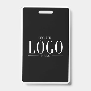 Badge Logo de salon de spa moderne noir et blanc pour en