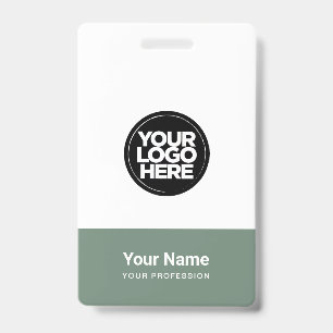 Badge Logo de société personnalisé Nom de la barre de ti
