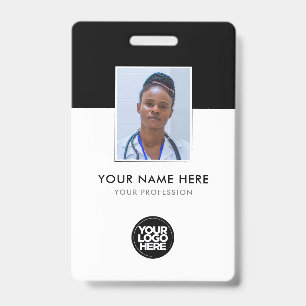 Badge Logo de votre entreprise de soins de santé Photo n