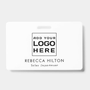Badge Logo d'entreprise Employés Personnalisé