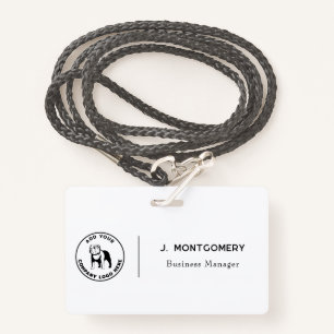 Badge Logo d'entreprise minimaliste Employés de Vet Tech