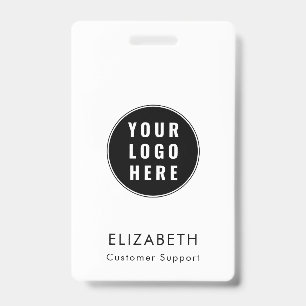 Badge Logo d'entreprise moderne minimaliste équipe perso