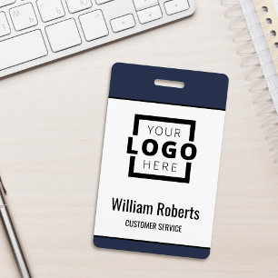 Badge Logo d'entreprise personnalisé Employé de base