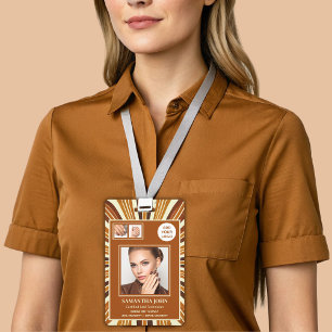 Badge Logo d'entreprise rustique pour un salon de manucu