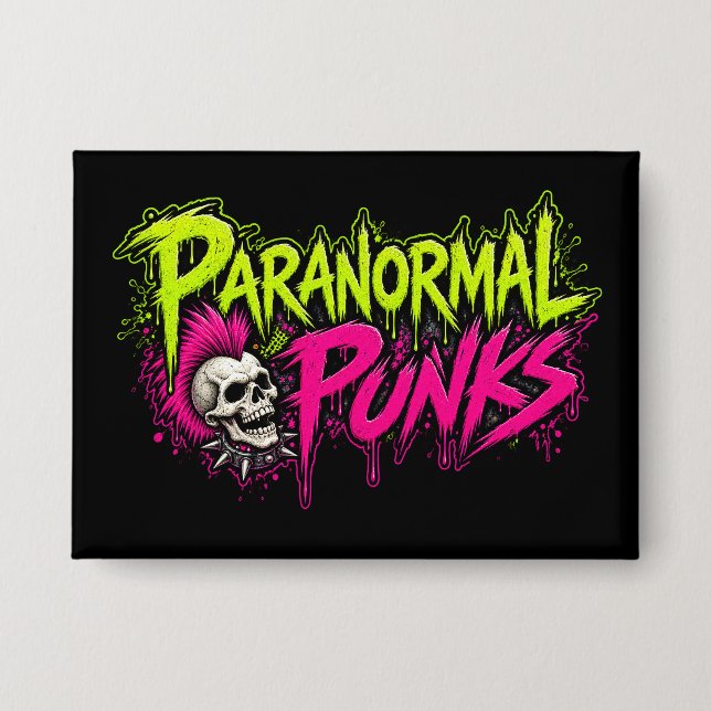 Badge Logo des Paranormal Punks (Recto)