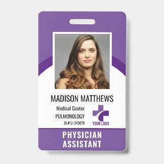 Badge Logo et ID photo de l'employé Médicale personnalis