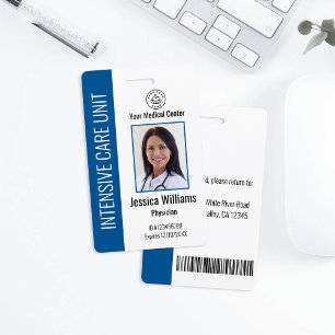 Badge Logo et ID photo des employés de l'hôpital