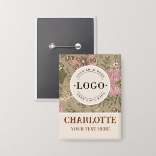 Badge Logo fleur sauvage Botanique Floral Business