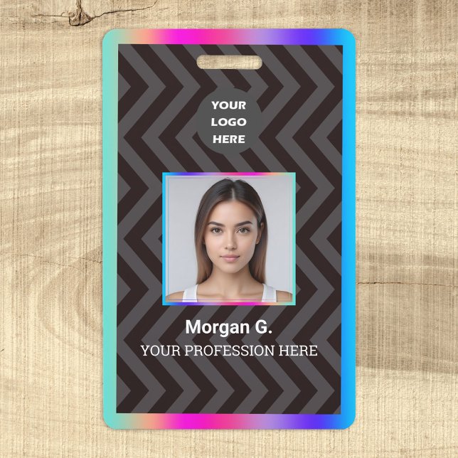 Badge Logo Hologramme personnalisé (Créateur téléchargé)