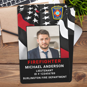 Badge Logo personnalisé du service des incendies Photo I