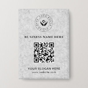 Badge Logo personnalisé minimaliste simple et promotion