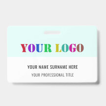 Logo personnalisé, nom et titre personnalisés mode