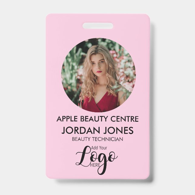 Badge logo personnalisé personnel de l'entreprise Photo  (Avant)