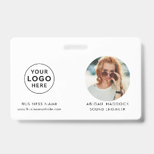 Badge Logo personnalisé pour entreprise de photo moderne