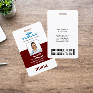 Badge Logo personnalisé pour les employés de l'hôpital e
