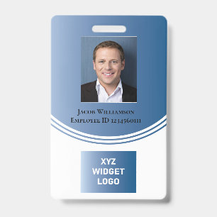 Badge Logo photo personnalisé pour les employés d'entr