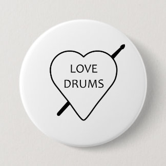 Badge Love Drums