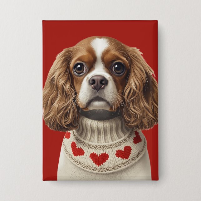 Badge Love Heart cavalier (Recto)